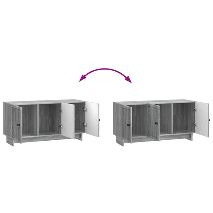 TV Cabinet Grey Sonoma 99 x 34.5 x 50 cm Engineered Wood