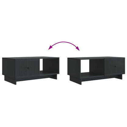 Coffee Table Black 90 x 50 x 40 cm Engineered Wood