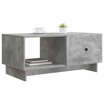 Coffee Table Concrete Grey 90 x 50 x 40 cm Engineered Wood
