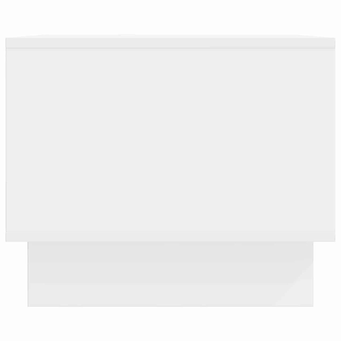 Coffee Table High Gloss White 90 x 50 x 40 cm Engineered Wood