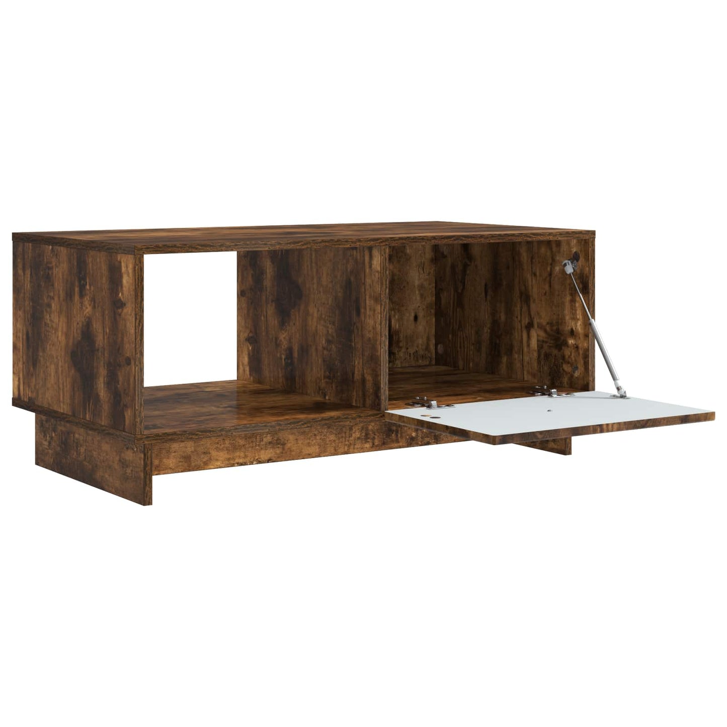 Coffee Table Smoked Oak 90 x 50 x 40 cm Engineered Wood