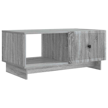 Coffee Table Grey Sonoma 90 x 50 x 40 cm Engineered Wood