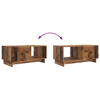 Coffee Table Old Wood 90 x 50 x 40 cm Engineered Wood
