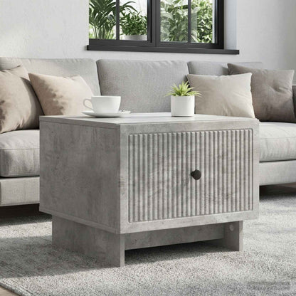 Coffee Table Concrete Grey 49 x 50 x 40 cm Engineered Wood