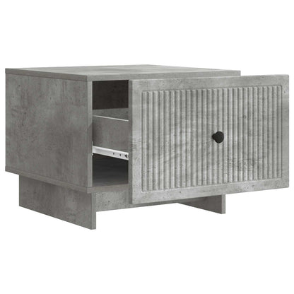 Coffee Table Concrete Grey 49 x 50 x 40 cm Engineered Wood