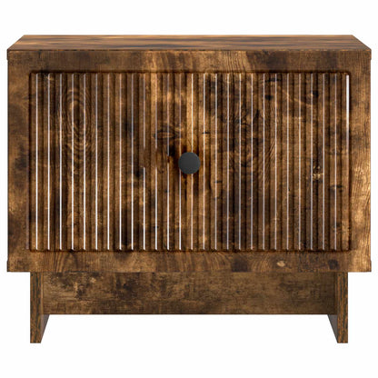 Coffee Table Smoked Oak 49 x 50 x 40 cm Engineered Wood