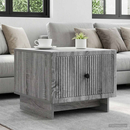 Coffee Table Grey Sonoma 49 x 50 x 40 cm Engineered Wood