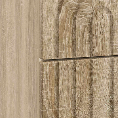 Bedside Cabinet Sonoma Oak 43 x 34.5 x 48 cm Engineered Wood