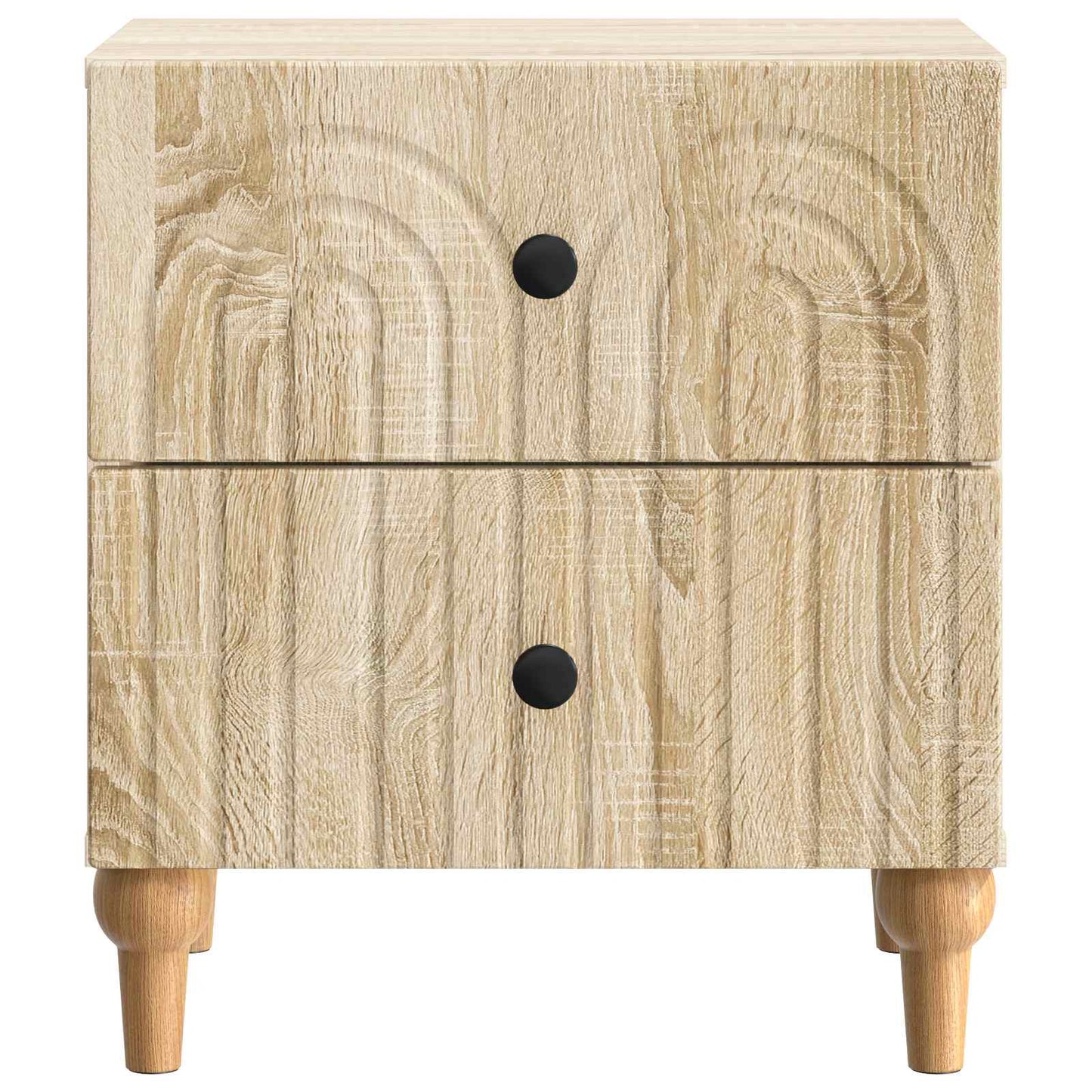 Bedside Cabinet with Drawer 2 pcs Sonoma Oak 43 x 34.5 x 48 cm