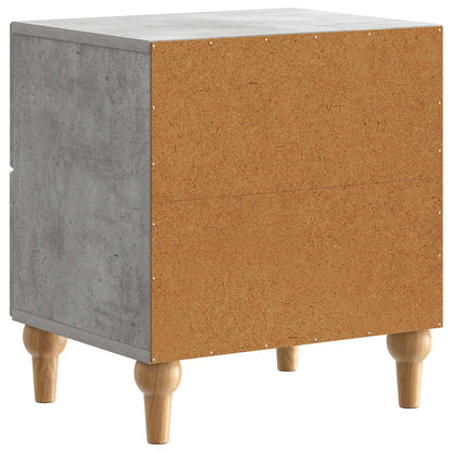 Bedside Cabinet 2 pcs Concrete Grey 43 x 34.5 x 48 cm
