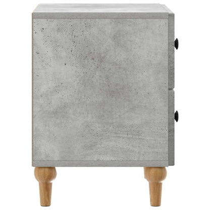 Bedside Cabinet 2 pcs Concrete Grey 43 x 34.5 x 48 cm
