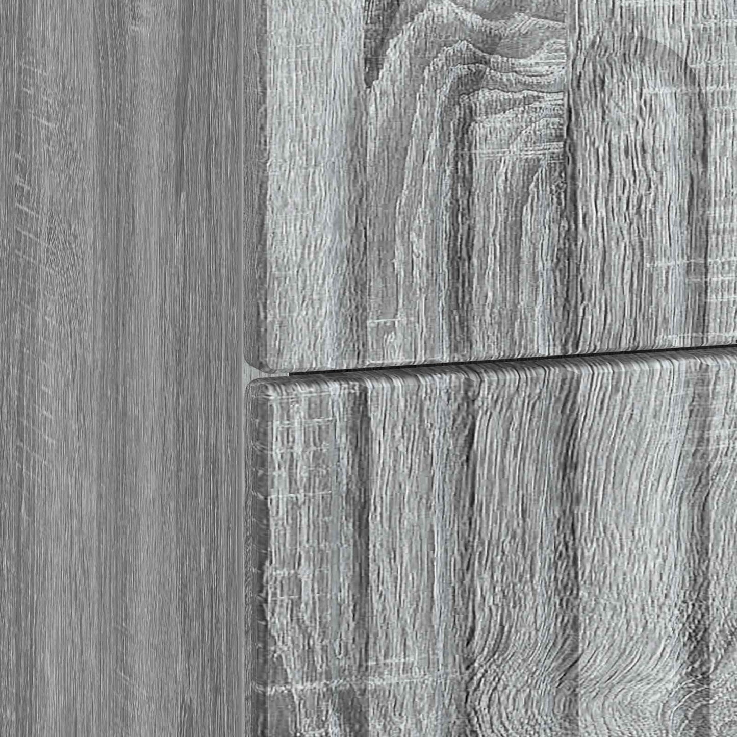 Bedside Cabinet Grey Sonoma 43 x 34.5 x 48 cm Engineered Wood