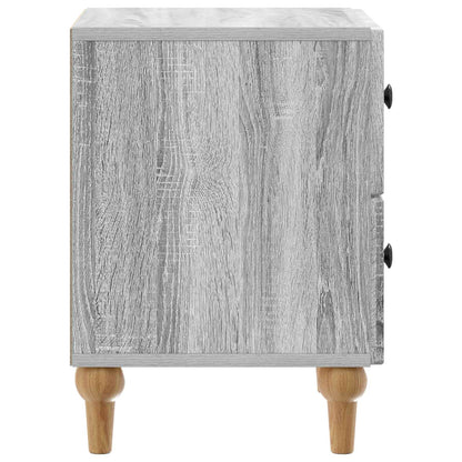 Bedside Cabinet Grey Sonoma 43 x 34.5 x 48 cm Engineered Wood