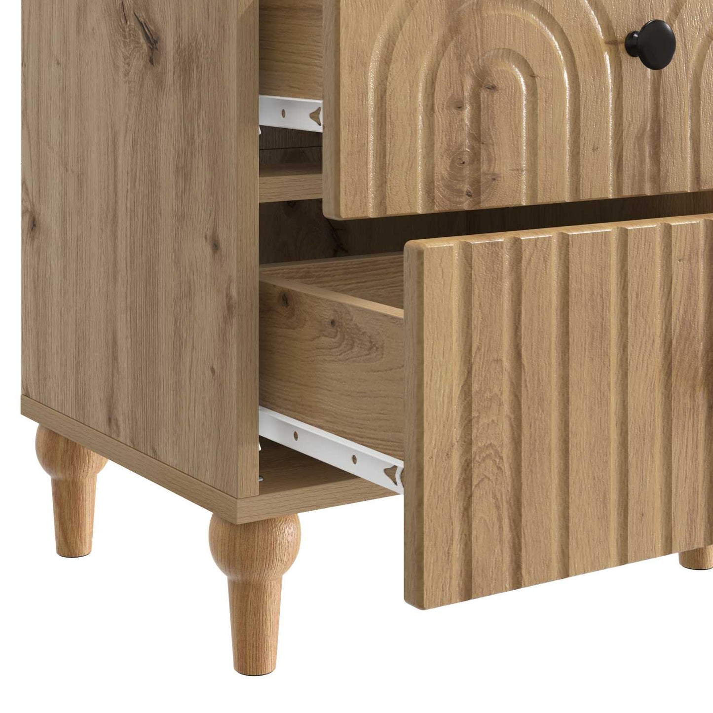 Bedside Cabinet Artisan Oak 43 x 34.5 x 48 cm Engineered Wood