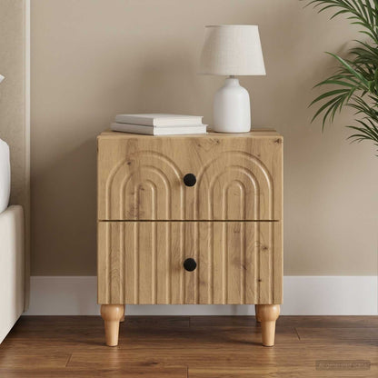 Bedside Cabinet Artisan Oak 43 x 34.5 x 48 cm Engineered Wood
