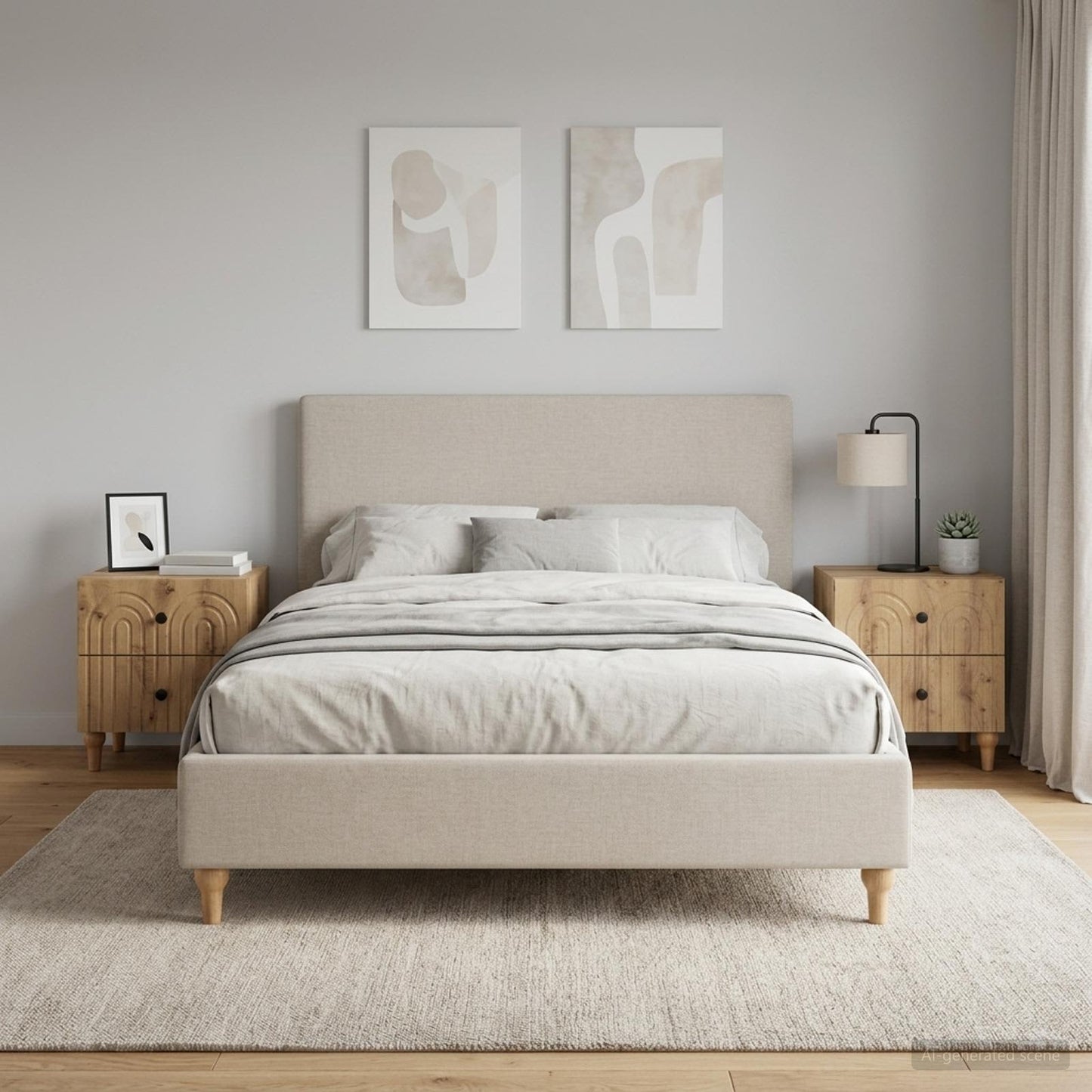 Bedside Cabinet 2 pcs Artisan Oak 43 x 34.5 x 48 cm