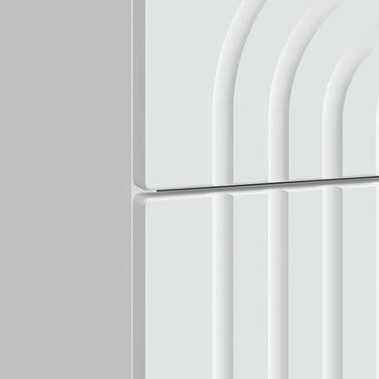Bedside Cabinet White 62 x 34.5 x 48 cm Engineered Wood