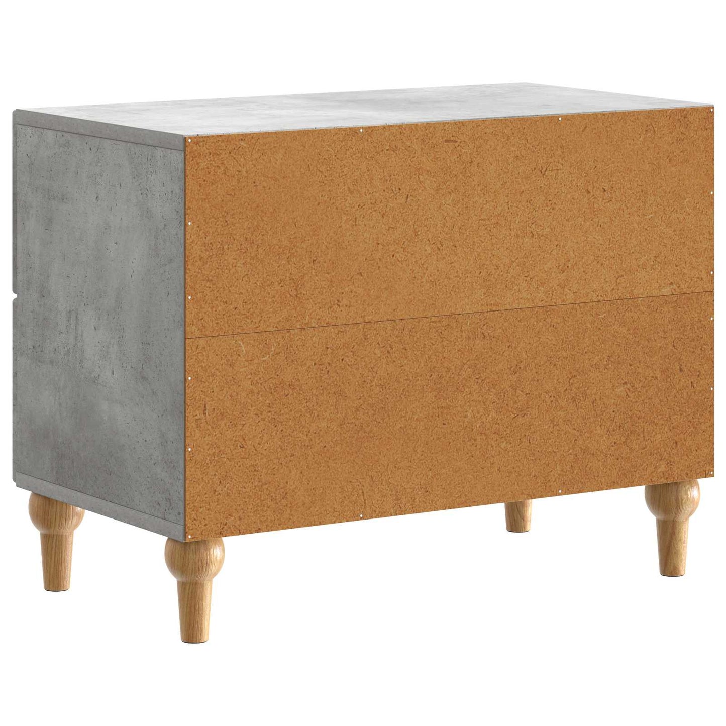 Bedside Cabinet Concrete Grey 62 x 34.5 x 48 cm Engineered Wood