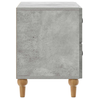 Bedside Cabinet Concrete Grey 62 x 34.5 x 48 cm Engineered Wood