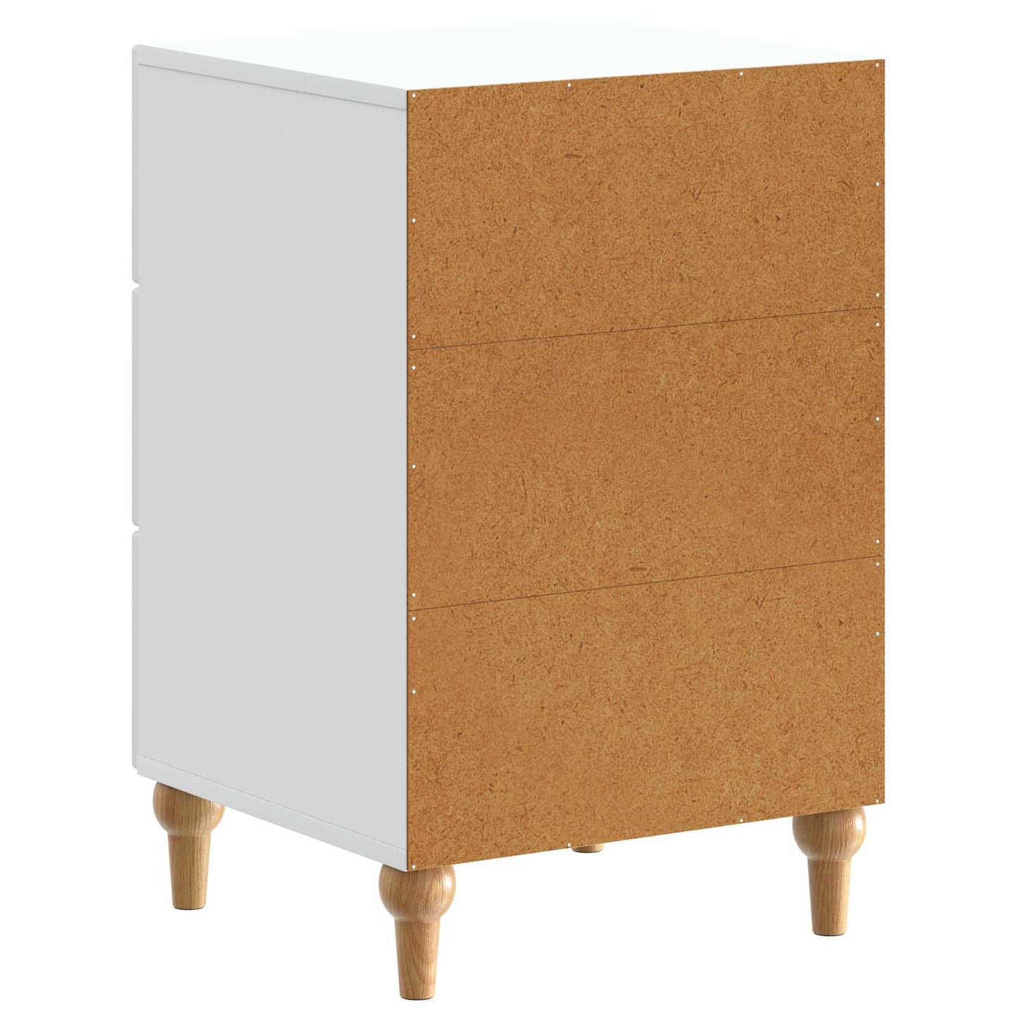 Bedside Cabinet White 43x 41 x 66.5 cm Engineered Wood