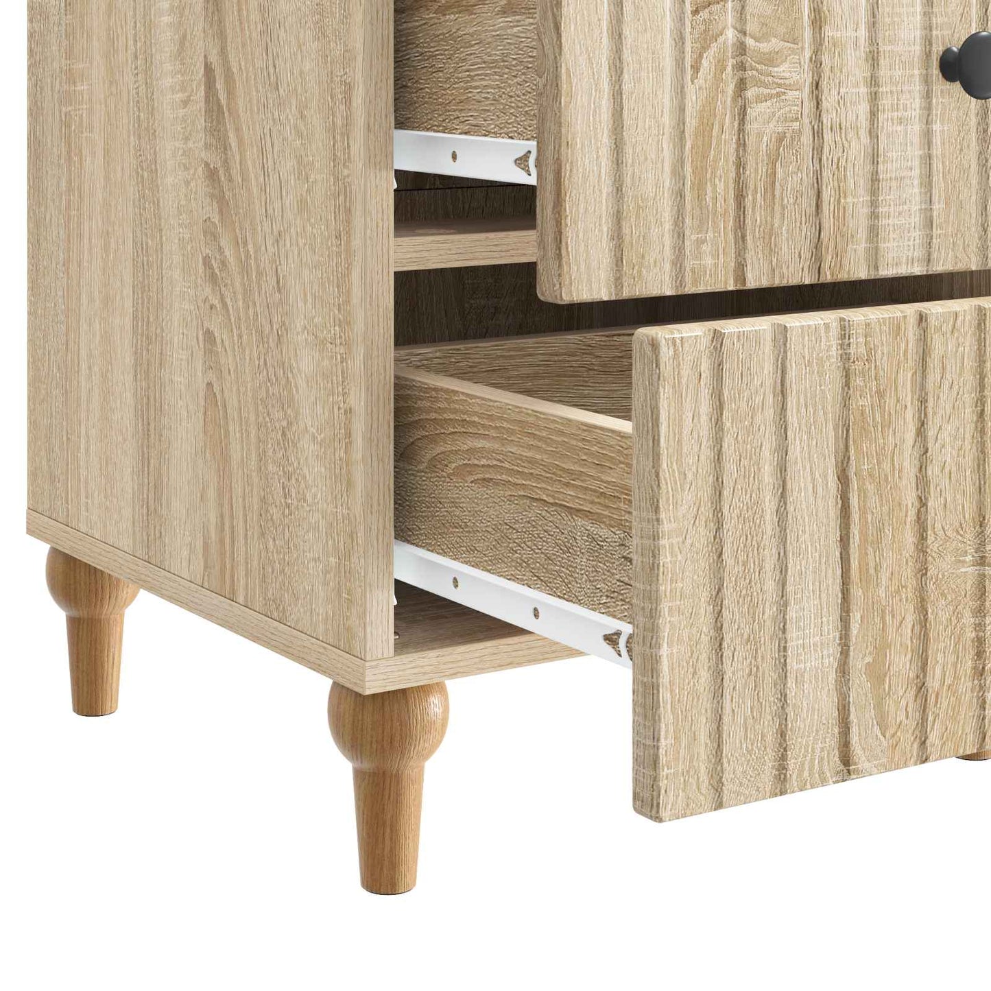 Bedside Cabinet Sonoma Oak 43x 41 x 66.5 cm Engineered Wood