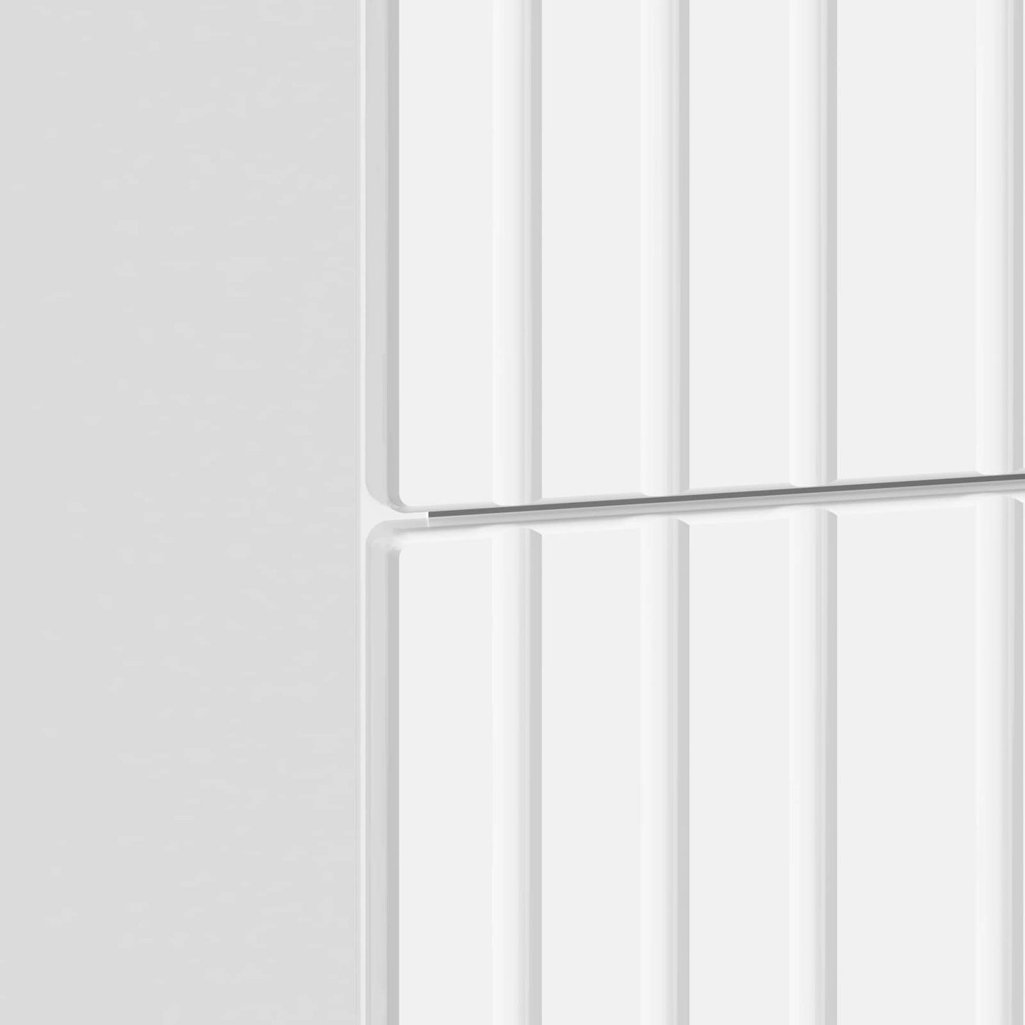 Bedside Cabinet with Drawer High Gloss White 43x 41 x 66.5 cm