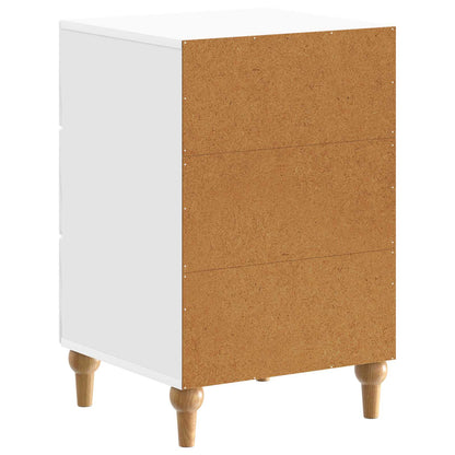 Bedside Cabinet with Drawer High Gloss White 43x 41 x 66.5 cm