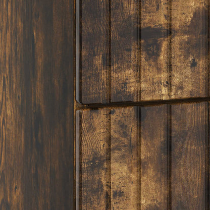 Bedside Cabinet Smoked Oak 43x 41 x 66.5 cm Engineered Wood