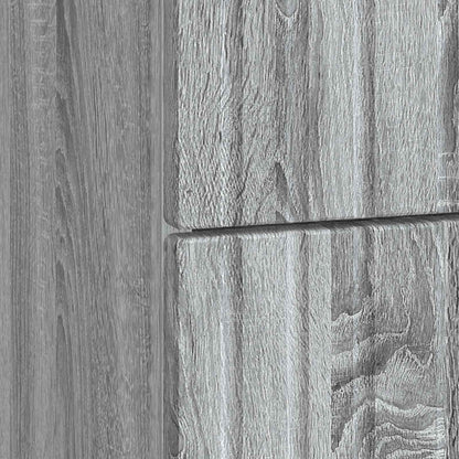 Bedside Cabinet Grey Sonoma 43x 41 x 66.5 cm Engineered Wood
