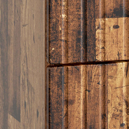 Bedside Cabinet Old Wood 43x 41 x 66.5 cm Engineered Wood