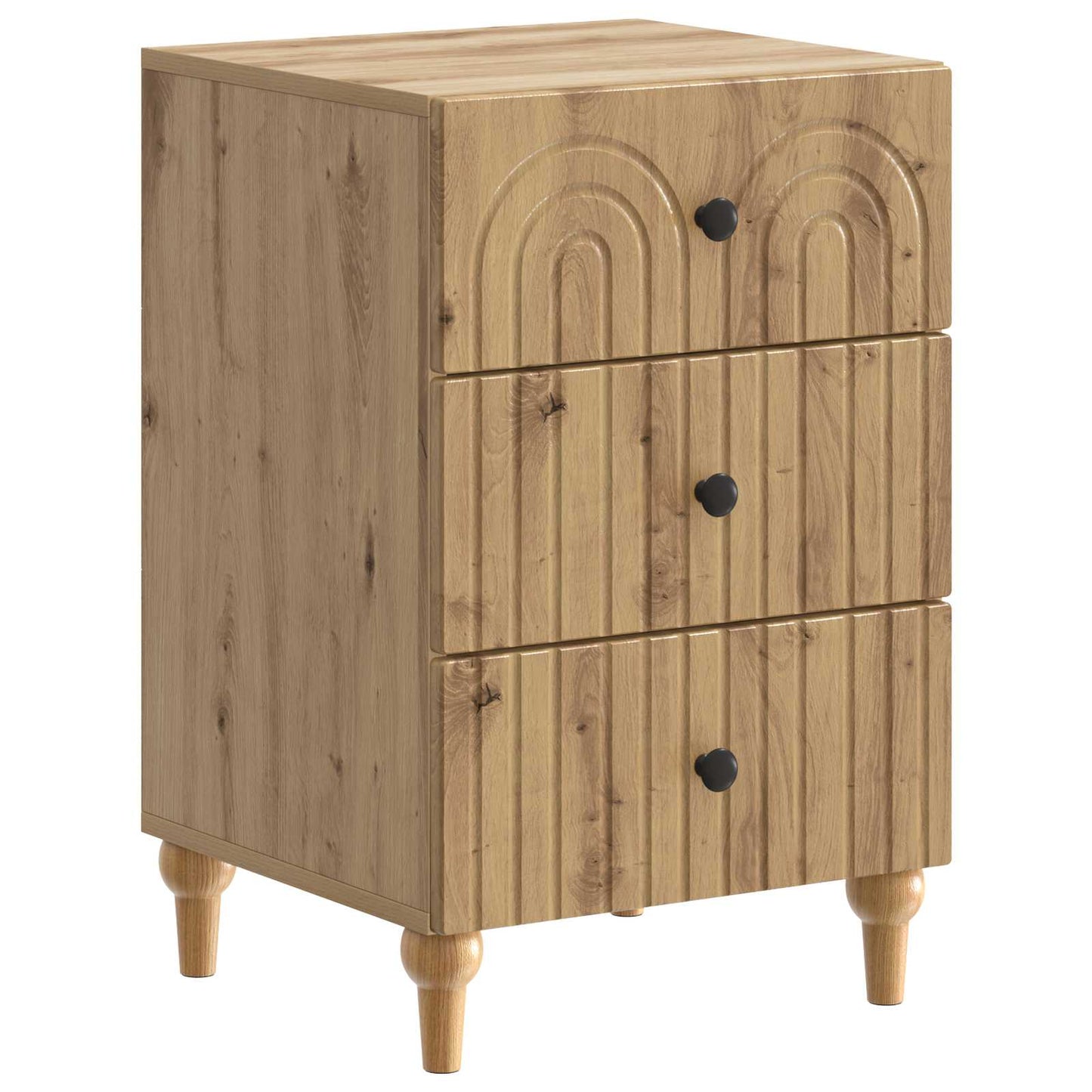 Bedside Cabinet Artisan Oak 43x 41 x 66.5 cm Engineered Wood