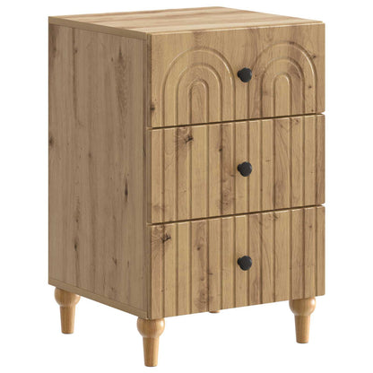 Bedside Cabinet Artisan Oak 43x 41 x 66.5 cm Engineered Wood