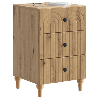 Bedside Cabinet Artisan Oak 43x 41 x 66.5 cm Engineered Wood
