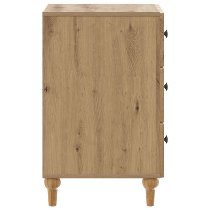 Bedside Cabinet Artisan Oak 43x 41 x 66.5 cm Engineered Wood
