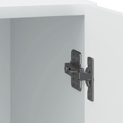 Bedside Cabinet 2 pcs White 43 x 34.5 x 50 cm Engineered Wood