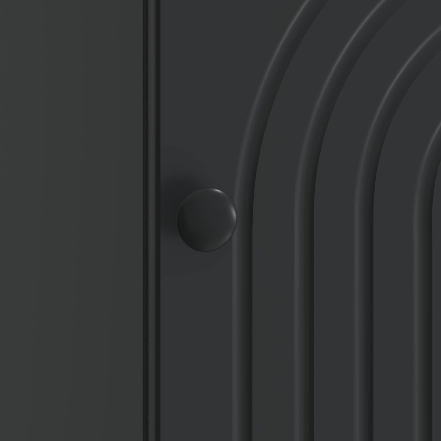 Bedside Cabinet 2 pcs Black 43 x 34.5 x 50 cm Engineered Wood