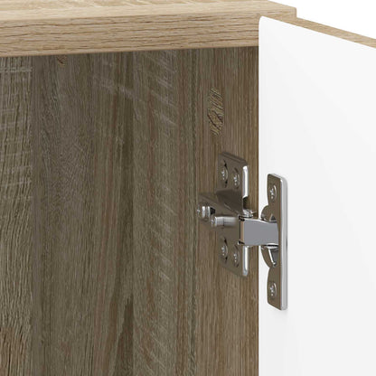 Bedside Cabinet Sonoma Oak 43 x 34.5 x 50 cm Engineered Wood