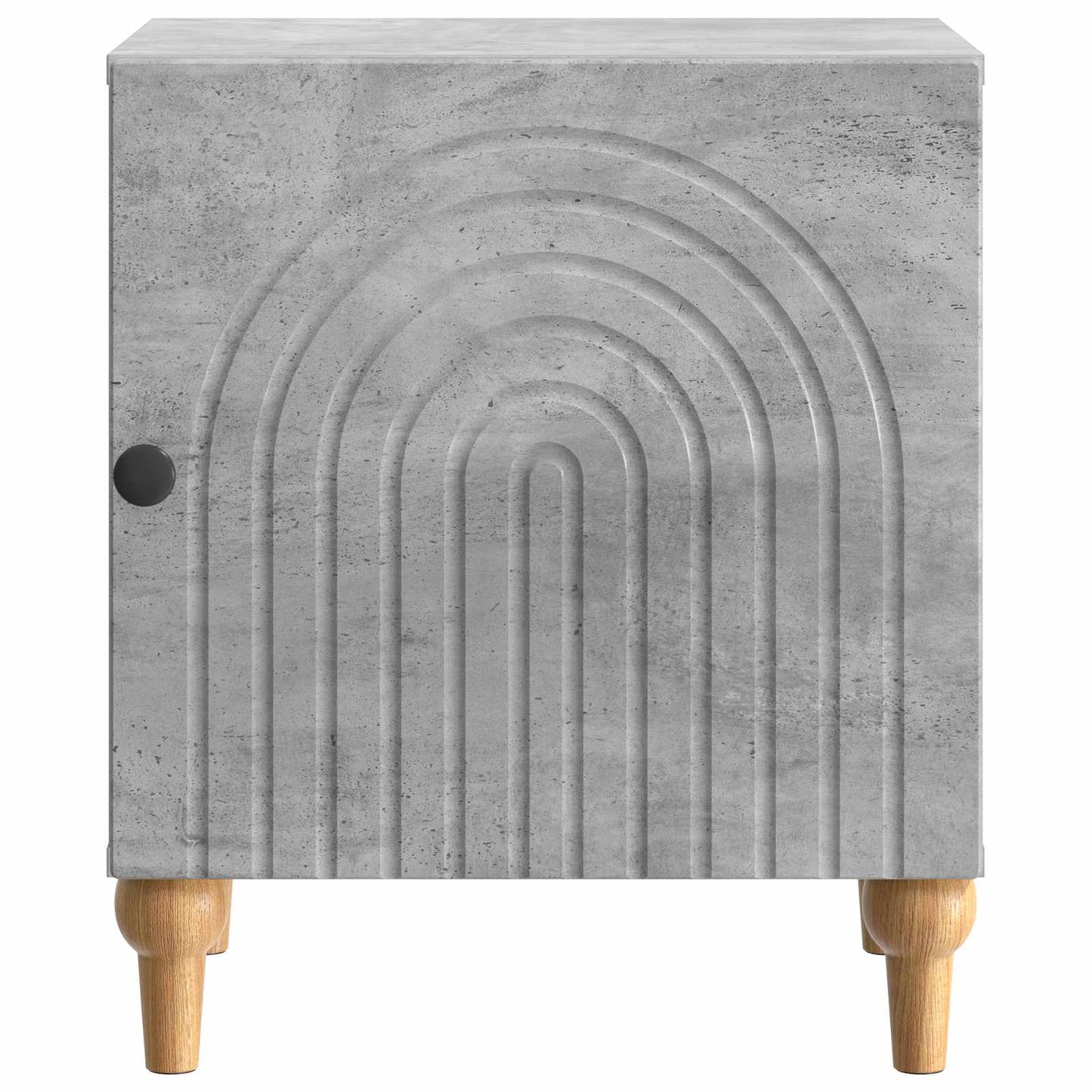 Bedside Cabinet Concrete Grey 43 x 34.5 x 50 cm Engineered Wood