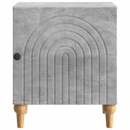 Bedside Cabinet Concrete Grey 43 x 34.5 x 50 cm Engineered Wood