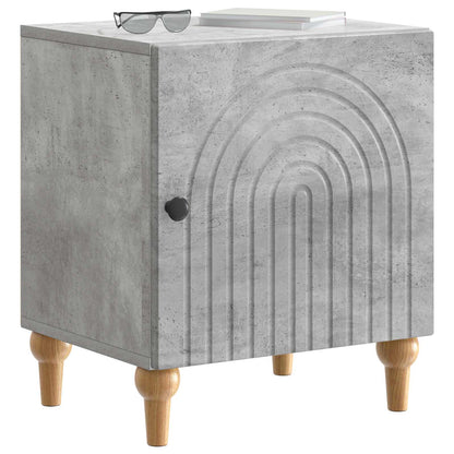 Bedside Cabinet Concrete Grey 43 x 34.5 x 50 cm Engineered Wood