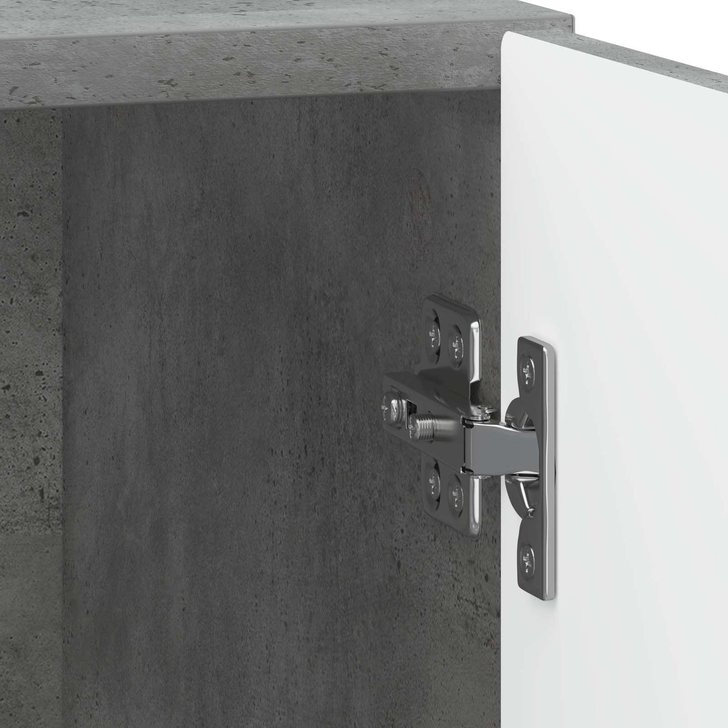 Bedside Cabinet 2 pcs Concrete Grey 43 x 34.5 x 50 cm