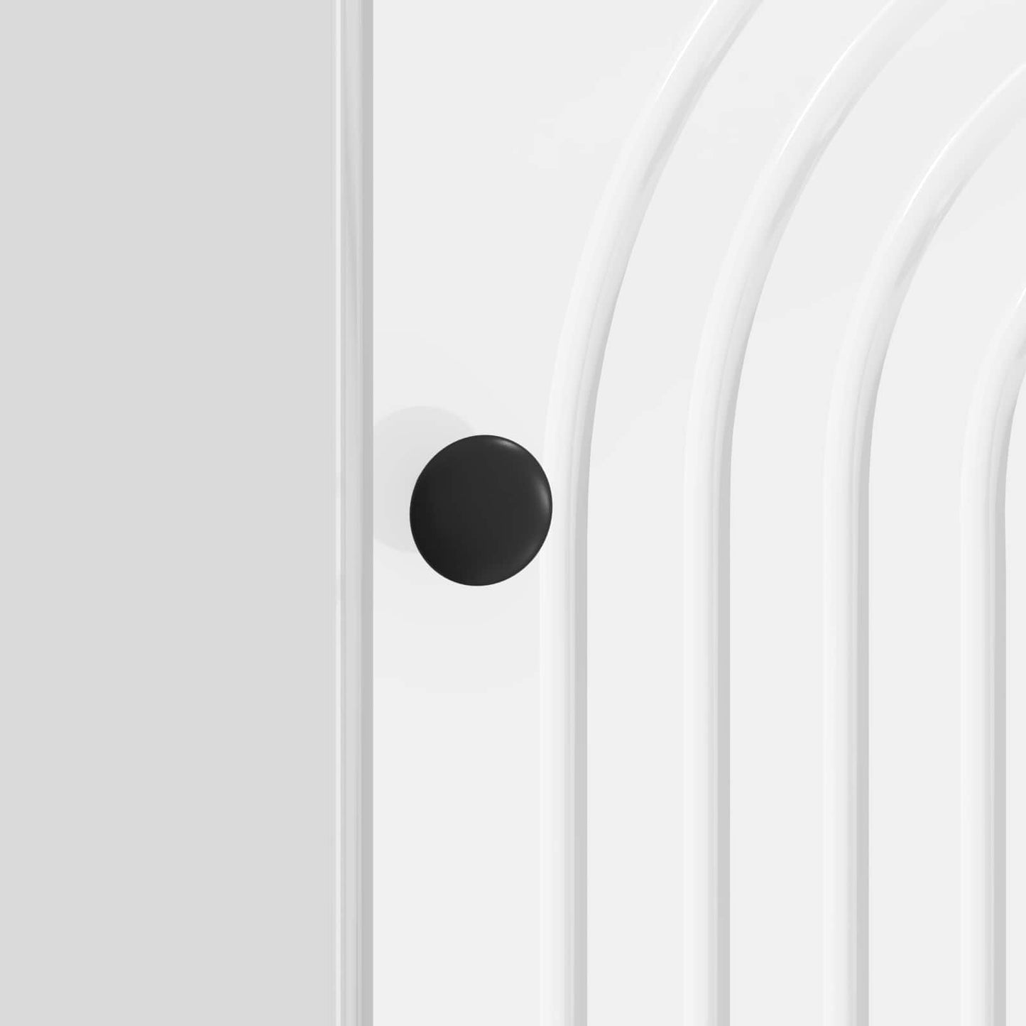Bedside Cabinet High Gloss White 43 x 34.5 x 50 cm