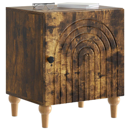 Bedside Cabinet 2 pcs Smoked Oak 43 x 34.5 x 50 cm
