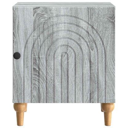 Bedside Cabinet 2 pcs Grey Sonoma 43 x 34.5 x 50 cm
