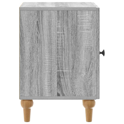 Bedside Cabinet 2 pcs Grey Sonoma 43 x 34.5 x 50 cm