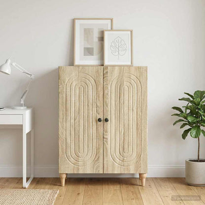 Sideboard Sonoma Oak 66 x 34.5 x 90 cm Engineered Wood