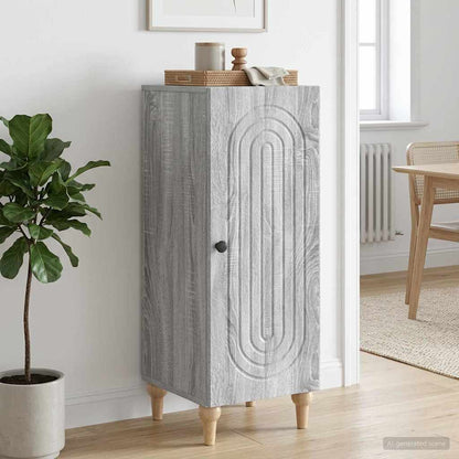 Sideboard Grey Sonoma 33 x 34.5 x 90 cm Engineered Wood