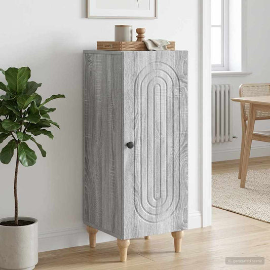 Sideboard Grey Sonoma 33 x 34.5 x 90 cm Engineered Wood