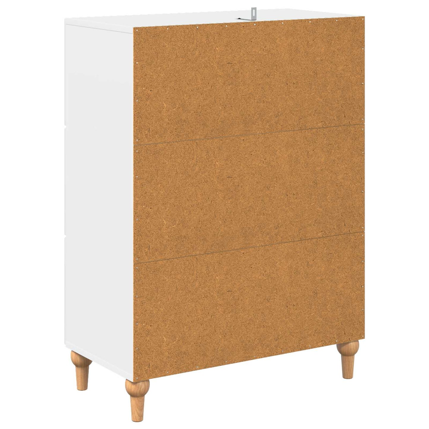 Drawer Cabinet White 66 x 34.5 x 90 cm Engineered Wood