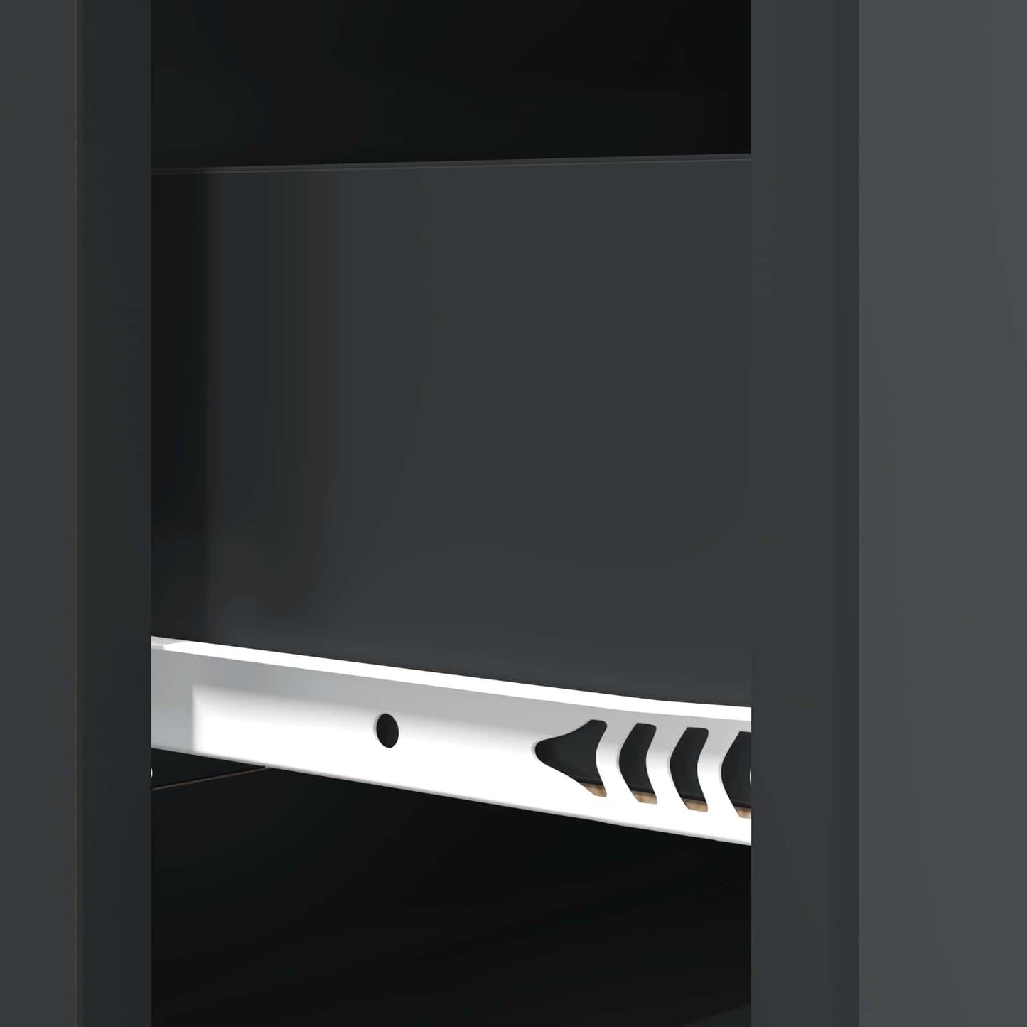 Drawer Cabinet Black 66 x 34.5 x 90 cm Engineered Wood